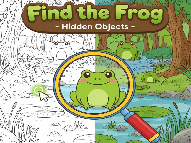 Find the Frog: Spot Hidden Frogs in This Casual Game
