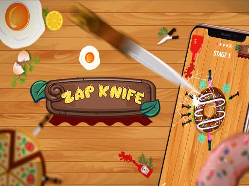 Zap Knife Hit: Master Knife Throwing Arcade Game Online