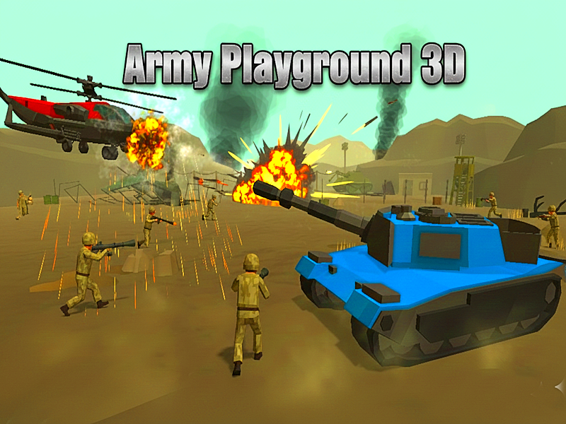 Army Playground 3D: Strategize Your Way to Victory!