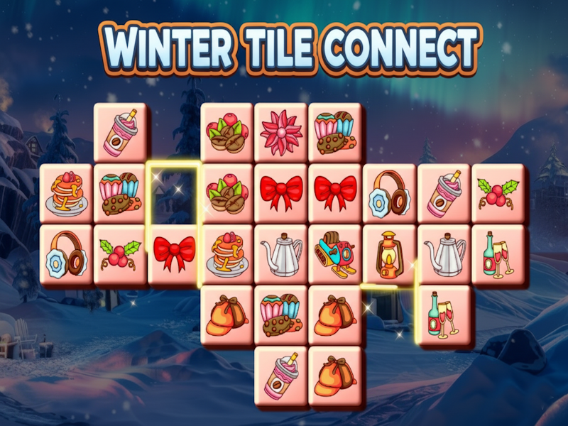 Winter Tile Connect: Match Festive Tiles & Relax Online