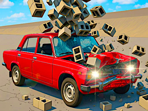 Car Crash Test: Abandoned City - Wreck & Relax Free