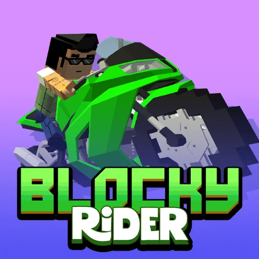 Blocky Rider: Cruise the Blocky Roads - Play Free Online
