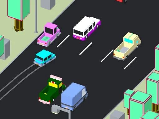 Polygon Highway Drive: Cruise the Roads & Relax Online