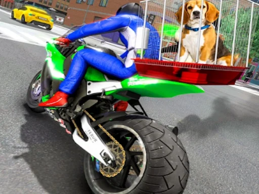 Motorcycle Pet Delivery: Ride & Deliver Cute Pets Free