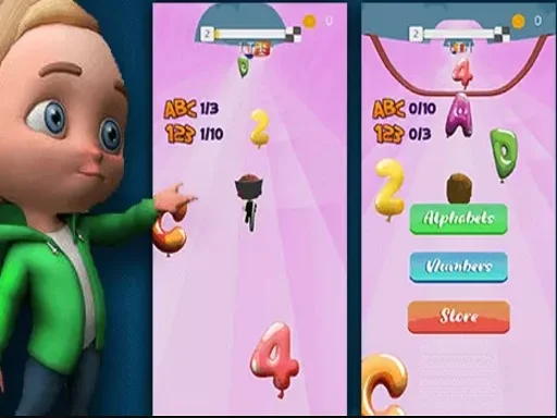 Turbo Race Alphabets: Learn Letters, Race to Win!