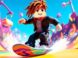 Obby Snowboard Parkour: Chill Adventure Game Online