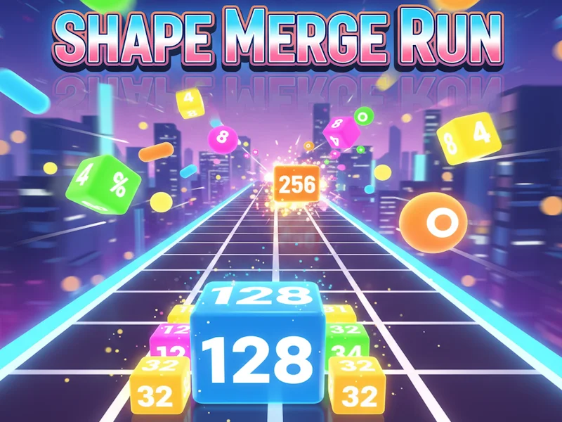 Shape Merge Run: Grow Your Number in This Arcade Game